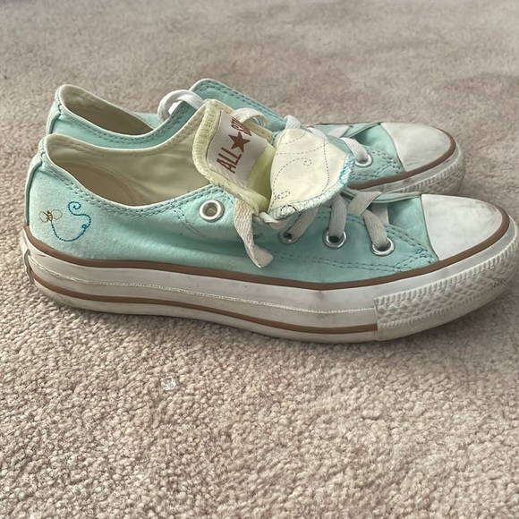 Bumble bee dual tongue converse sneakers - Picture 3 of 4